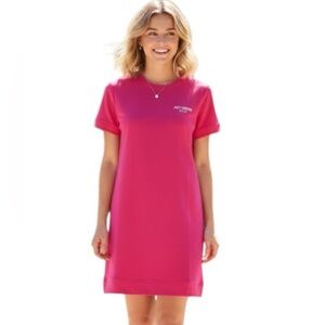 NWT Juicy Couture Baby French Terry T Shirt Dress. Hot Pink Sz XL